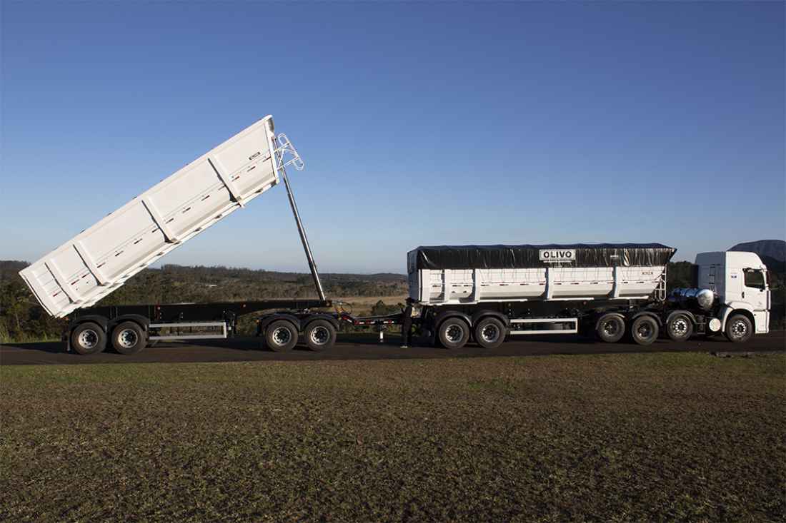 Carreta Rodotrem Basculante 2022 à venda